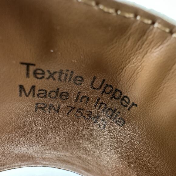 Haute Hippie Style Embro Slide Sandal Geometric Southwest Aztec Flat Shoe Size 7 - Picture 9 of 9